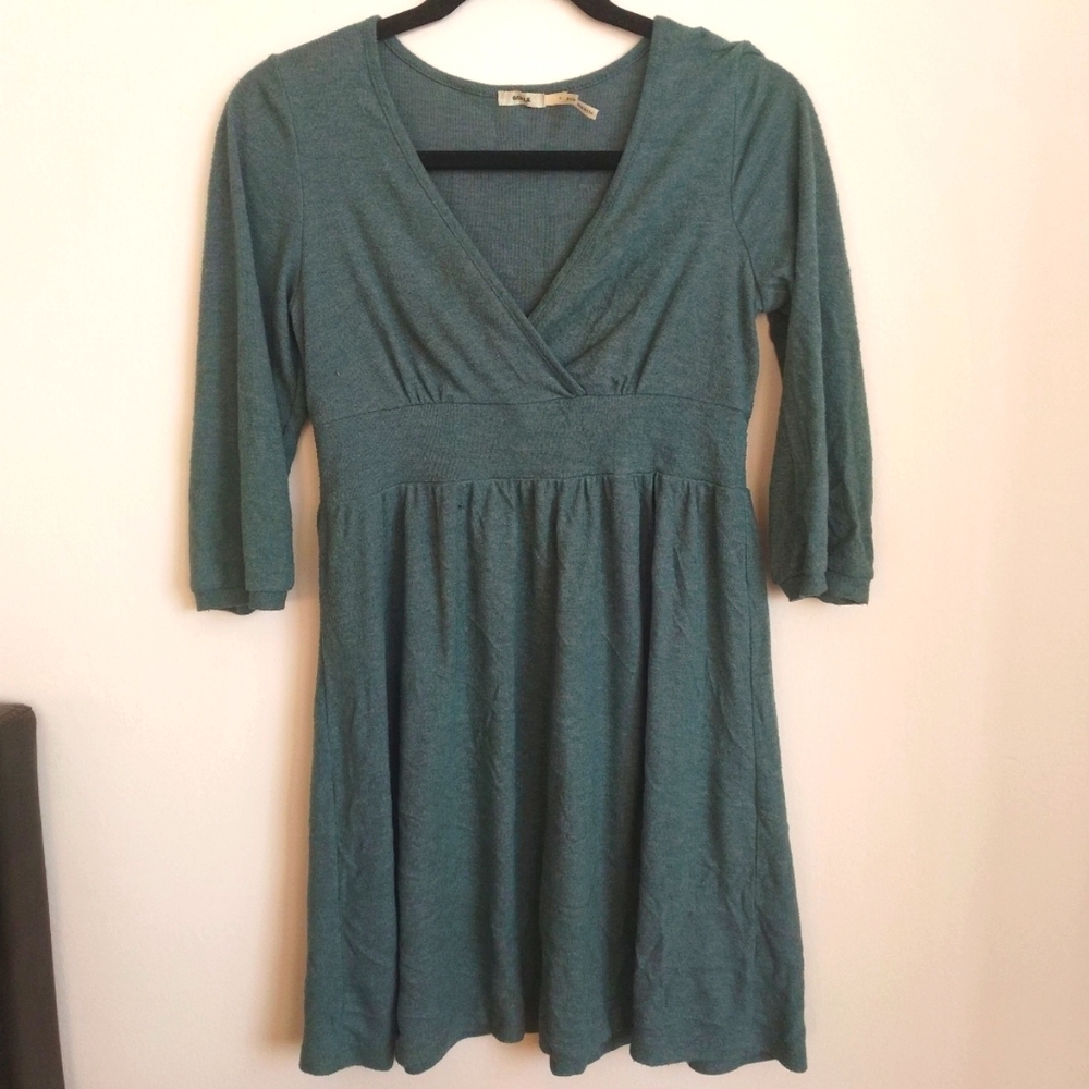 Teal Cotton Dress